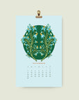 2025 Small Light Wall Calendar