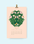 2025 Small Light Wall Calendar