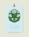2025 Small Light Wall Calendar