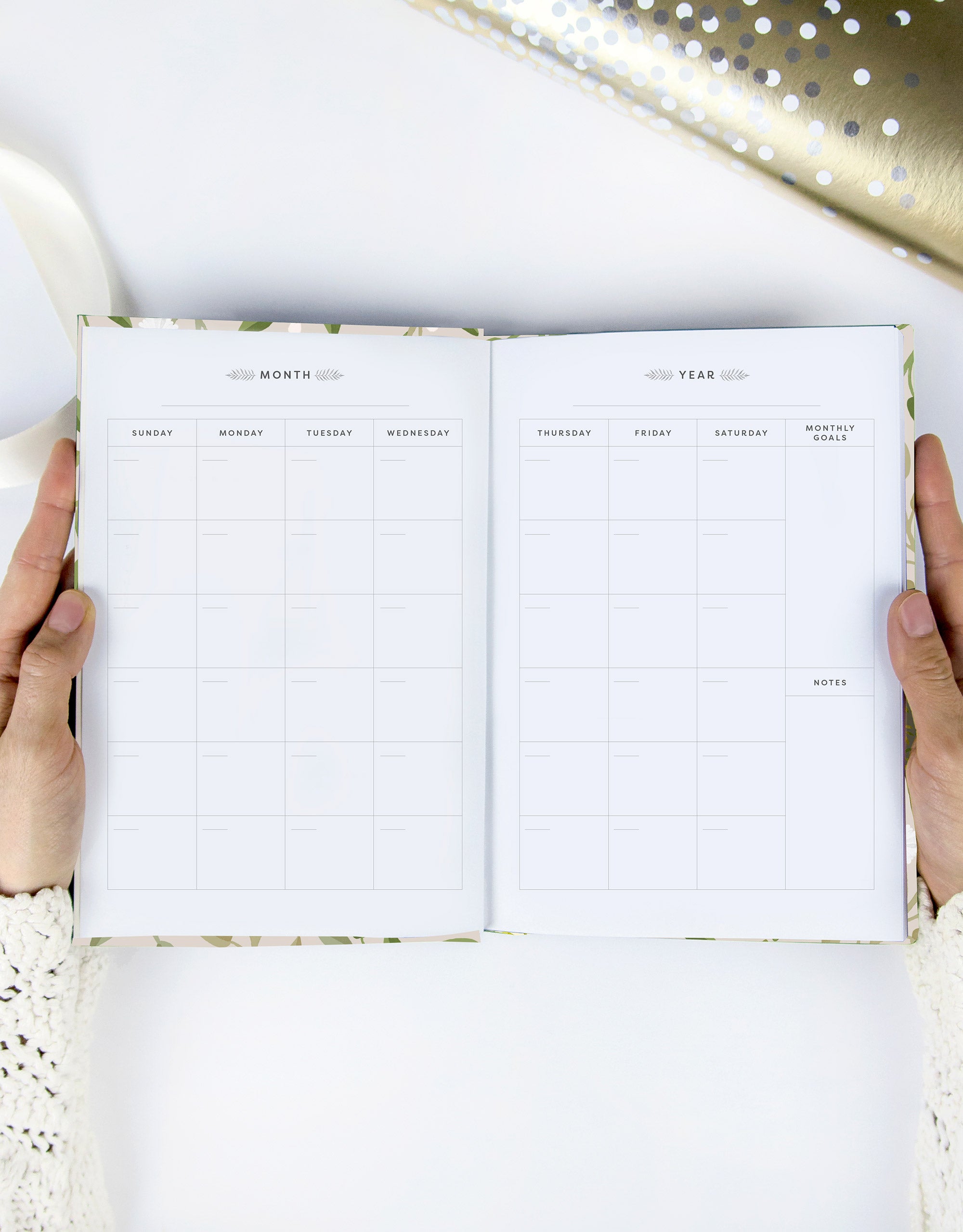 simple to do planner monthly view