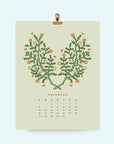 2026 Flower Wall Calendar 8.5x11"