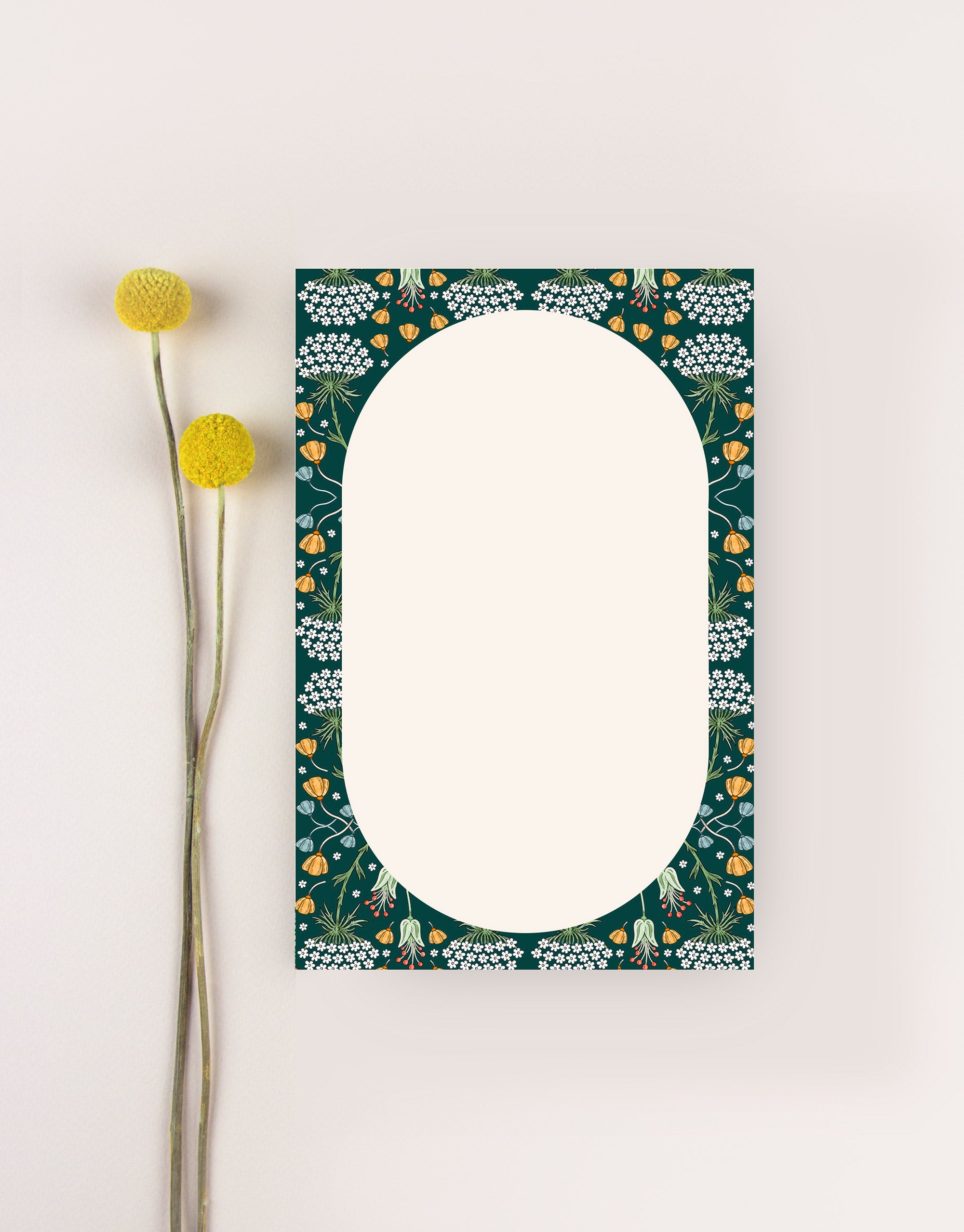 floral notepad 