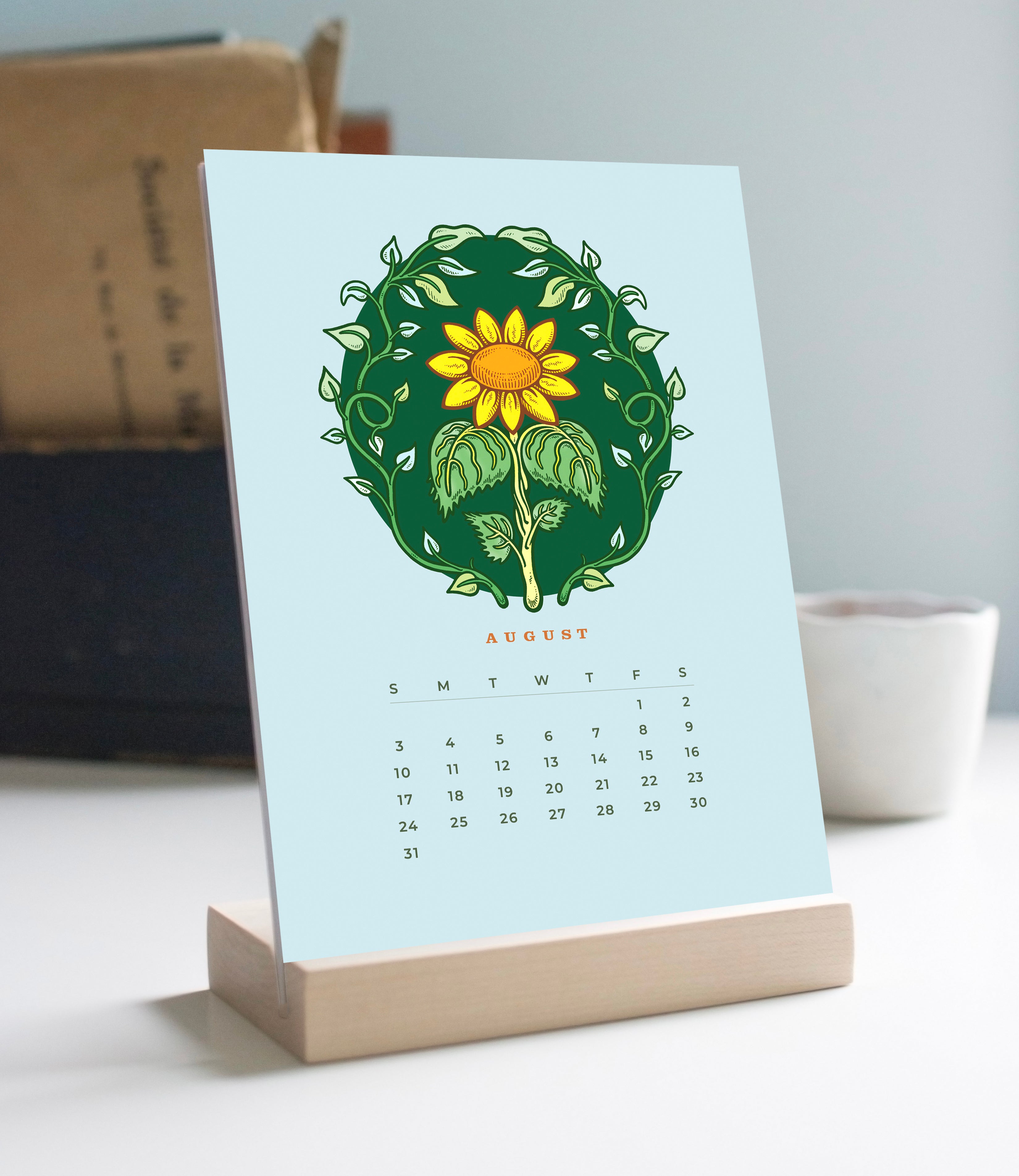 2025 5x7&quot; Refill Cards for Desk Calendar