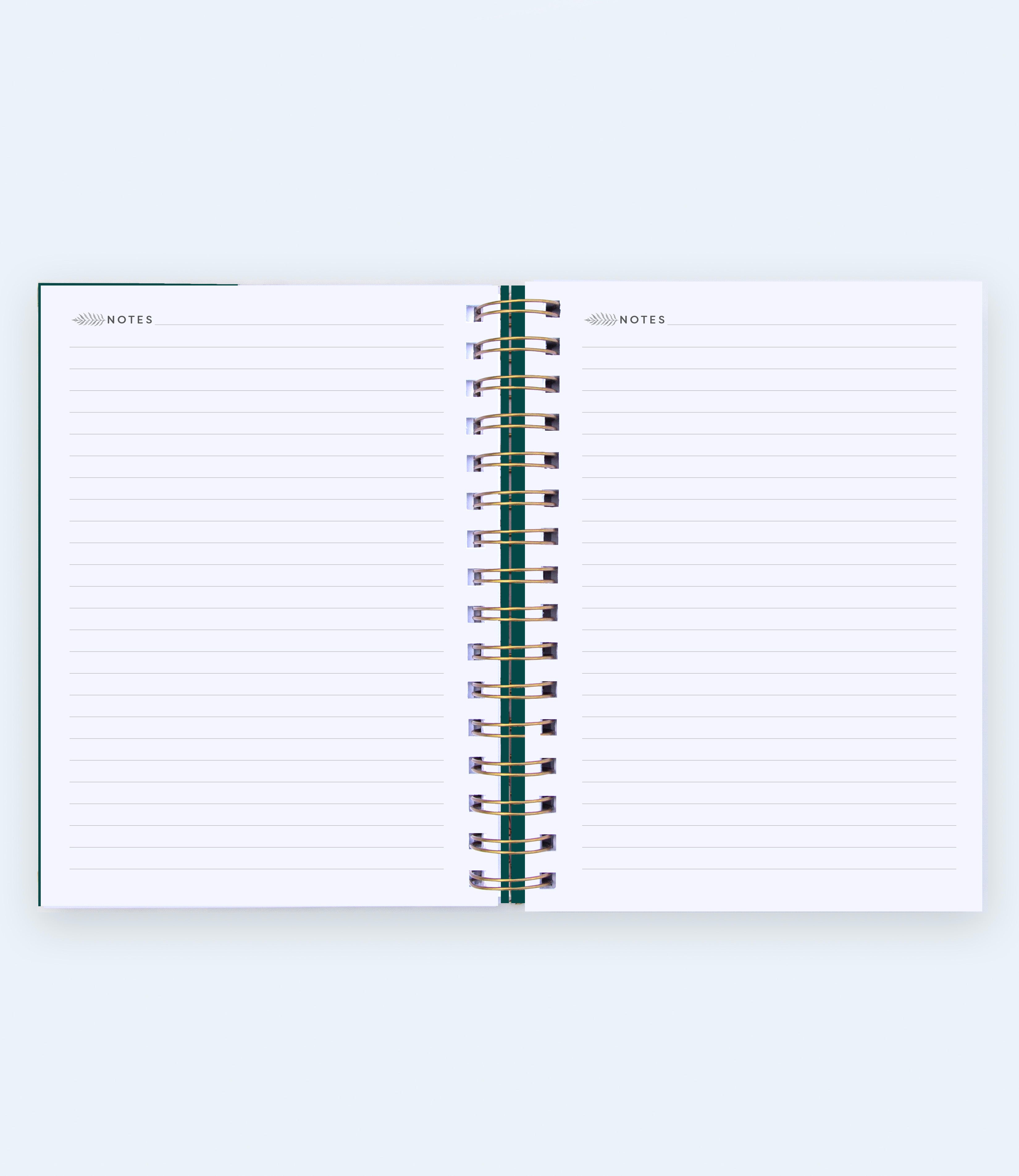 Hardcover Undated Weekly Planner