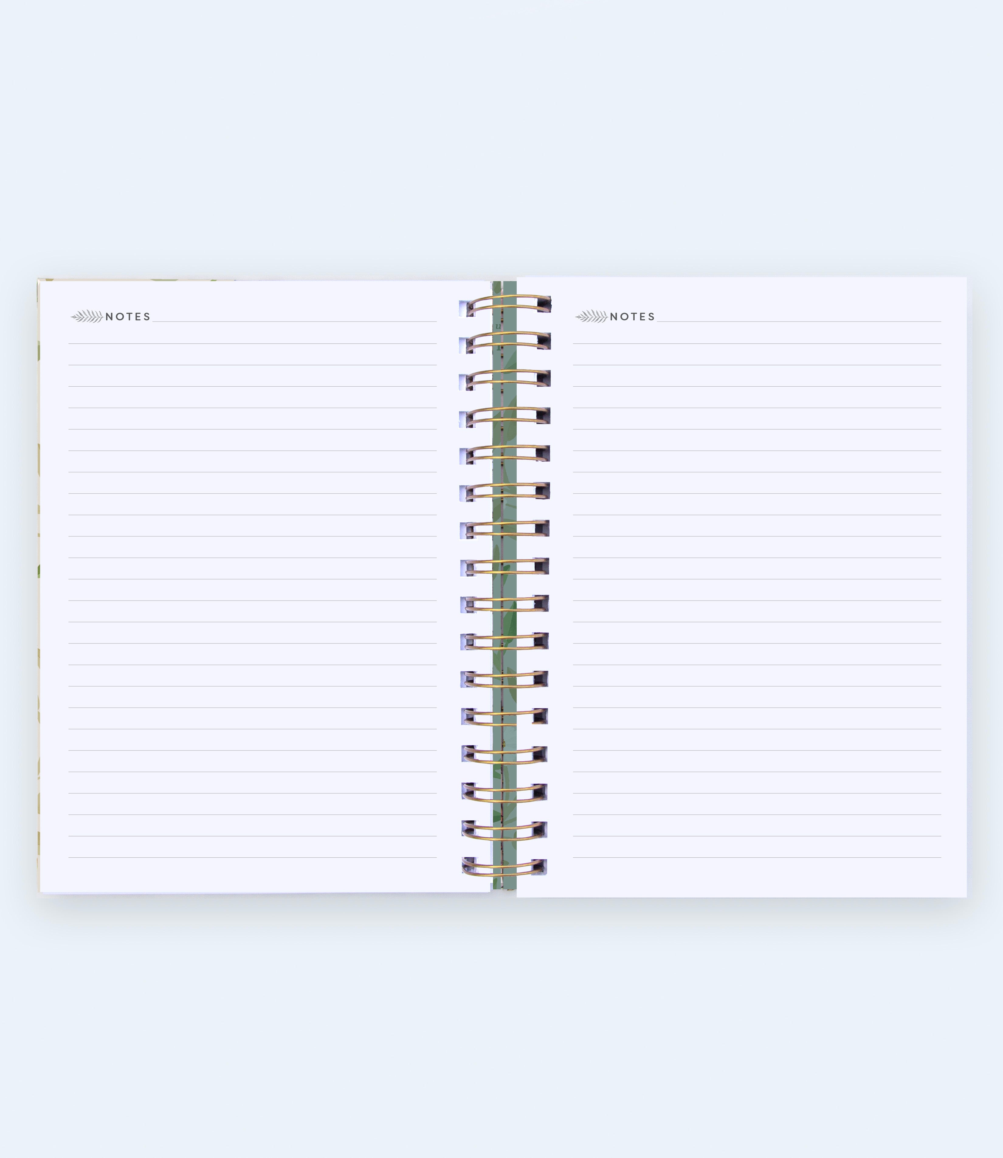 Hardcover Undated Weekly Planner