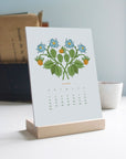 2024 Desk Calendar with Wooden Stand