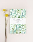 Green Leaves Blank Notebook