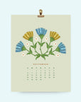 2026 Flower Wall Calendar 8.5x11"